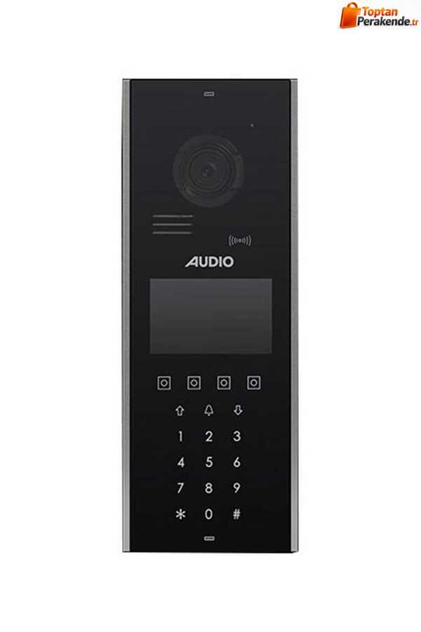 Audio 003006 Bus Plus 4.3 inç Ekranlı Siyah Zil Paneli